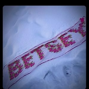 XL Betsey Johnson Floral scarf/Wrap